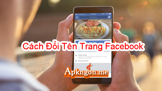 cach doi ten nhom tren facebook - Cách Đổi Tên Trang Facebook