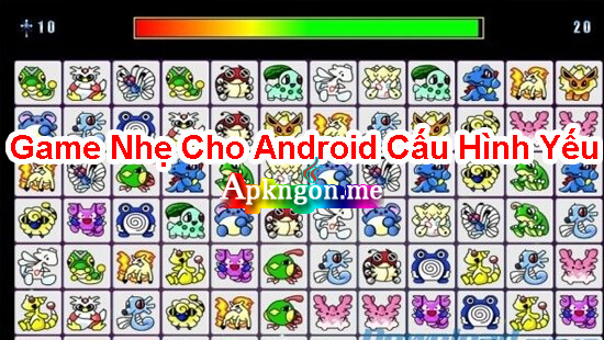 pikachu classic - Top Game Nhẹ Cho Android Cấu Hình Yếu